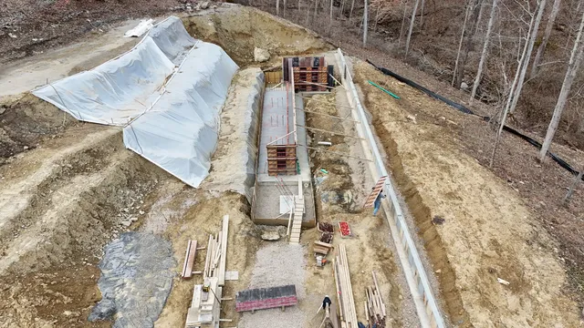 Retaining Wall Integrated Foundation - Photo 2 in Indian Hill, OH