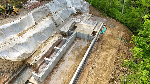Retaining Wall Integrated Foundation - Photo 7 in Indian Hill, OH