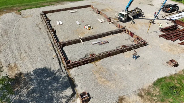 Pre-Engineered Metal Building Foundation - Photo 2 in Manchester, IN